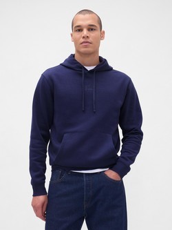 Gap logo moški pulover s kapuco