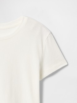 GAP Relaxed majica s kratkimi rokavi za deklice Bela - New Off White 4