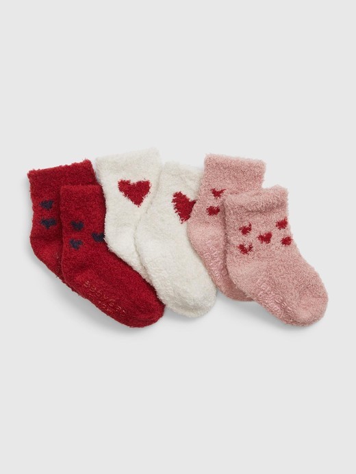 Slika za Paket 3 parov kosmatenih nogavic za dojenčice od Gap