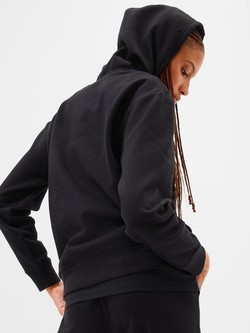 GAP Gap logo ženski pulover s kapuco Črna - Black 2