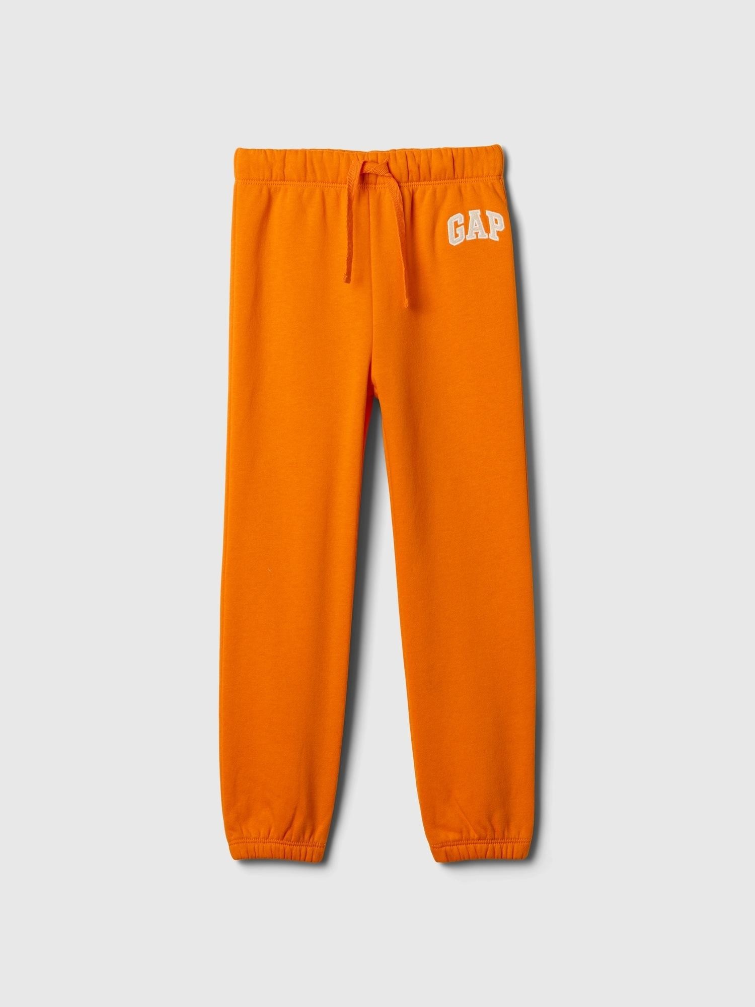 GAP Gap logo spodnji del trenirke za malčke Oranžna - Ripe Orange 604 
