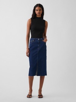 Žensko denim midi krilo