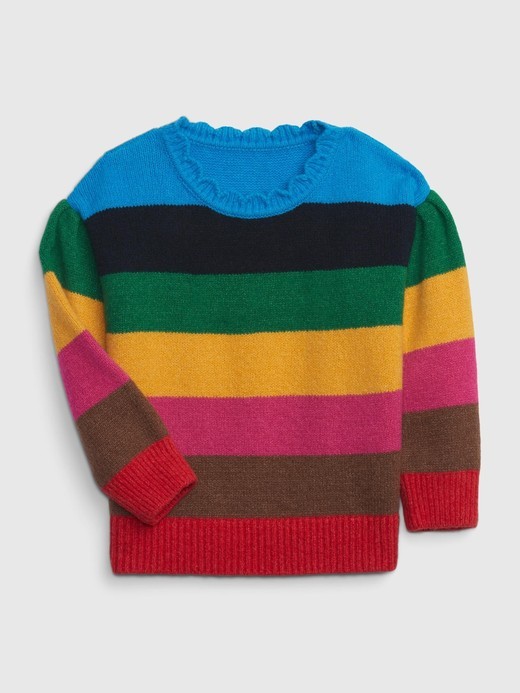 Slika za Pleten pulover s črtami za malčice od Gap