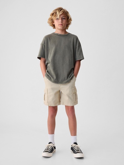 Image for Kids Easy Cargo Khaki Shorts from Gap