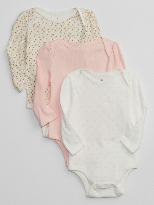 Image for Baby Puff Sleeve Bodysuit (3-Pack) from Gap