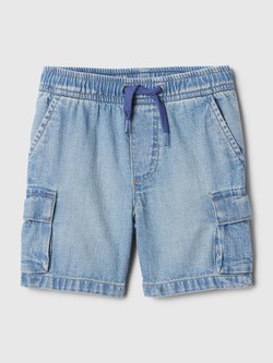 Denim cargo kratke hlače za malčke