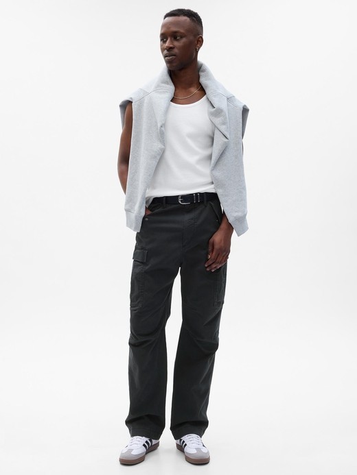 Image for Relaxed Utility Cargo Pants with Washwell from Gap