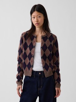 CashSoft cropped ženska pletena jopa