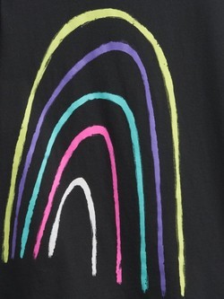 GAP Kids Relaxed Graphic T-Shirt Moonless Night 4
