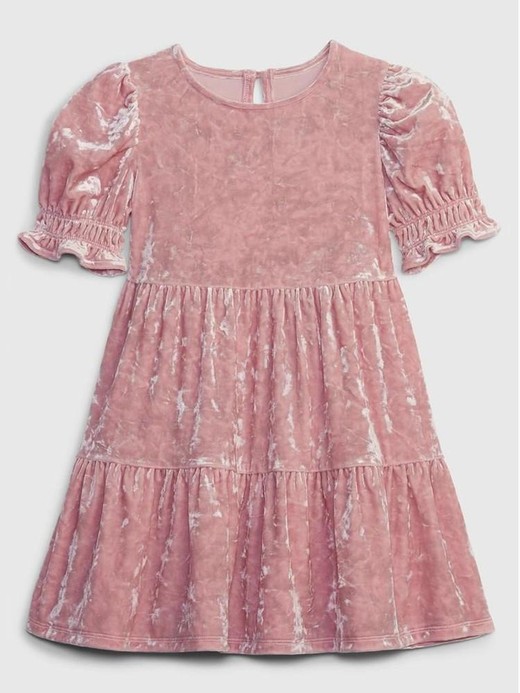 Image for Toddler Tiered Velvet Dress from Gap