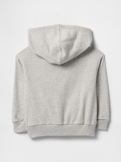 GAP babyGap Relaxed Logo Hoodie Light Heather Gray 2