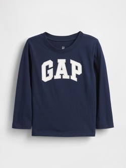 Gap logo majica z dolgimi rokavi za malčke