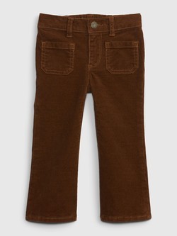 Toddler Corduroy Flare Jeans with Washwell