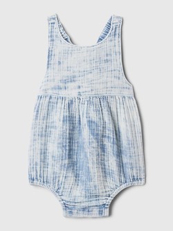Baby Crinkle Gauze Shorty One-Piece