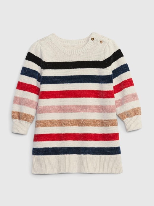 Image for Baby Stripe Sweater Dress from Gap