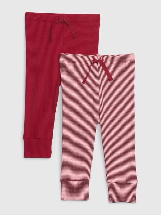 Image for Baby First Favorites TinyRib Pants (2-Pack) from Gap
