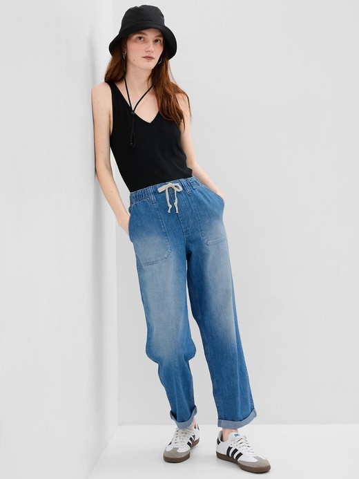 Slika za Ženske loose jeans hlače od Gap