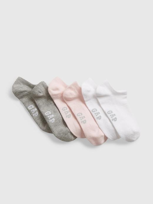 Image for Kids Logo Ankle Socks (3-Pack) from Gap