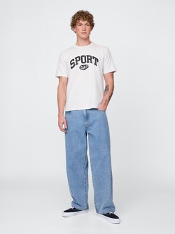 GAP Gap Sport logo moška majica s kratkimi rokavi Bela - Carls Stone V3 2