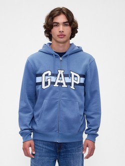 Gap logo relaxed fit moška jopa s kapuco