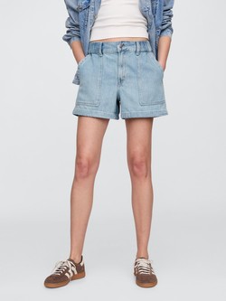GAP Ženske denim kratke hlače Modra - Light Wash 4