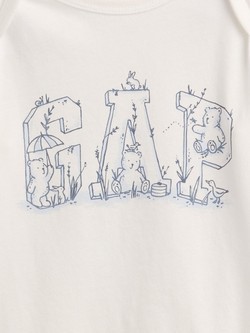 GAP Baby Gap Logo Bodysuit Blue 3