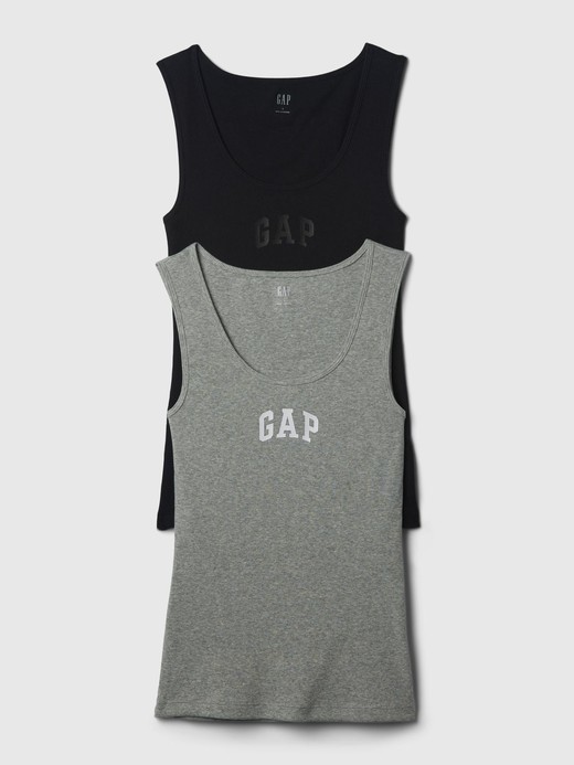 Image for Gap Logo Ribbed Tank Top (2-Pack) from Gap