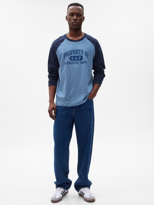 Image for Gap Athletic Logo Raglan T-Shirt from Gap