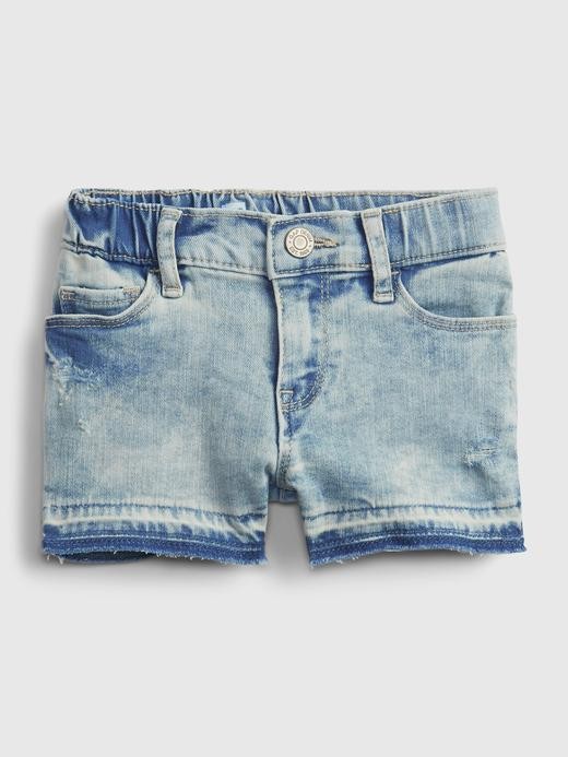 Image for Toddler Shortie Denim Shorts with Stretch from Gap