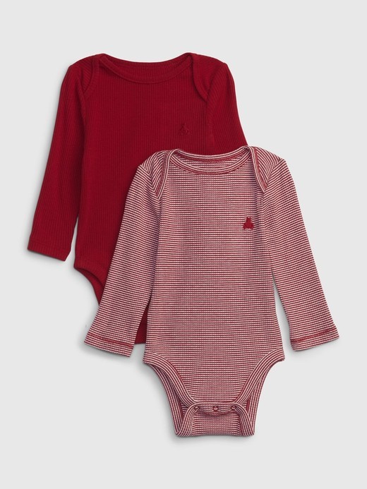 Image for Baby First Favorites TinyRib Bodysuit (2-Pack) from Gap
