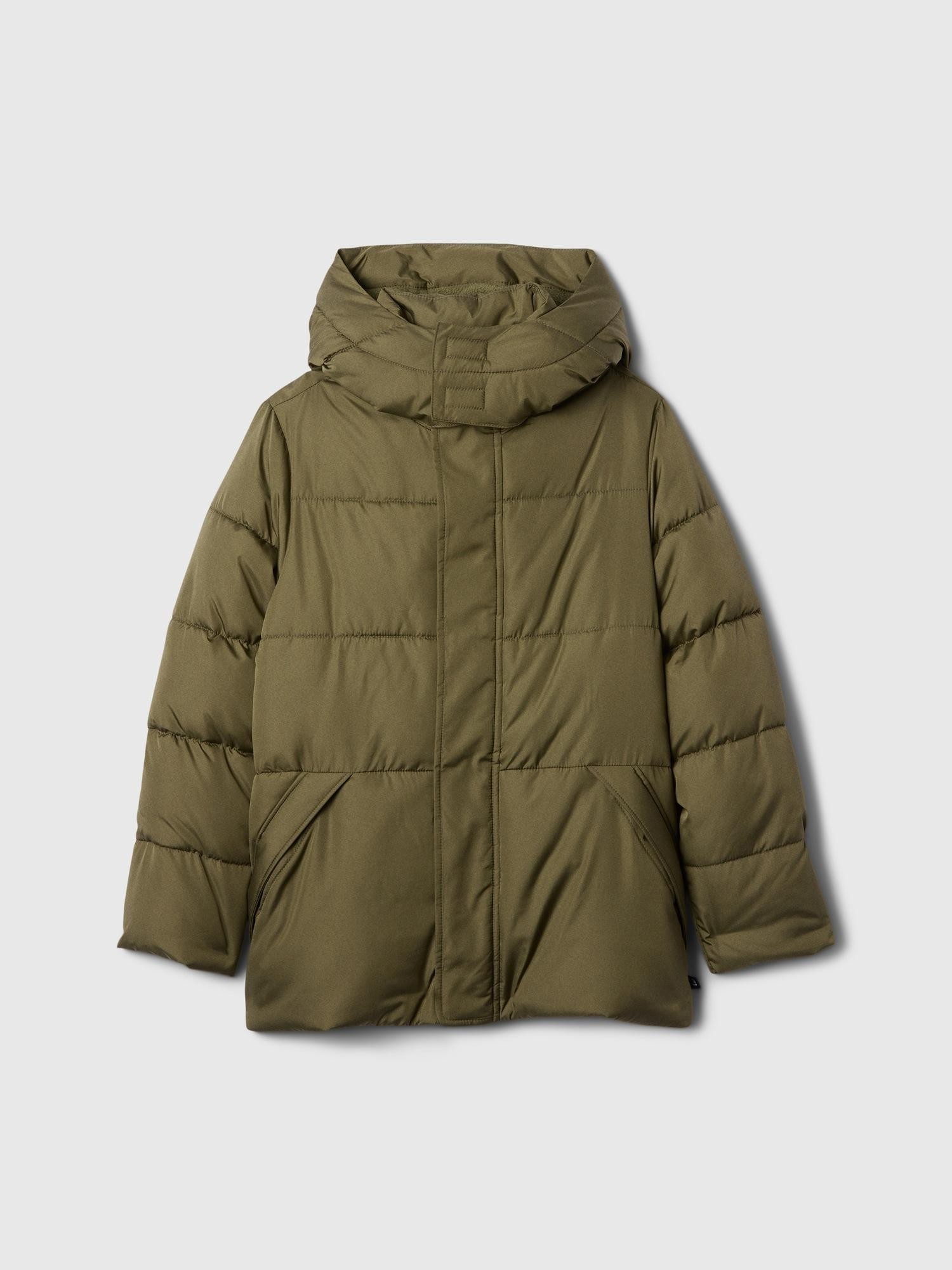 GAP Kids ColdControl Puffer Parka V-Warmest Park:Olvenght 