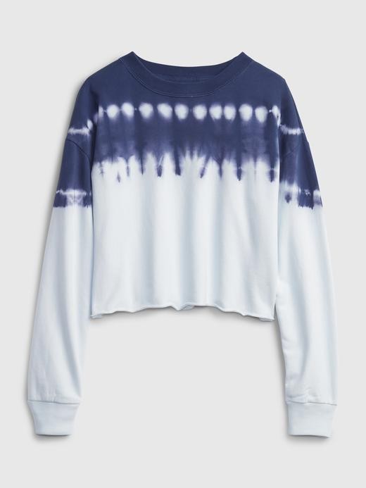 GAP Teen Cropped Cut-Off Crewneck 