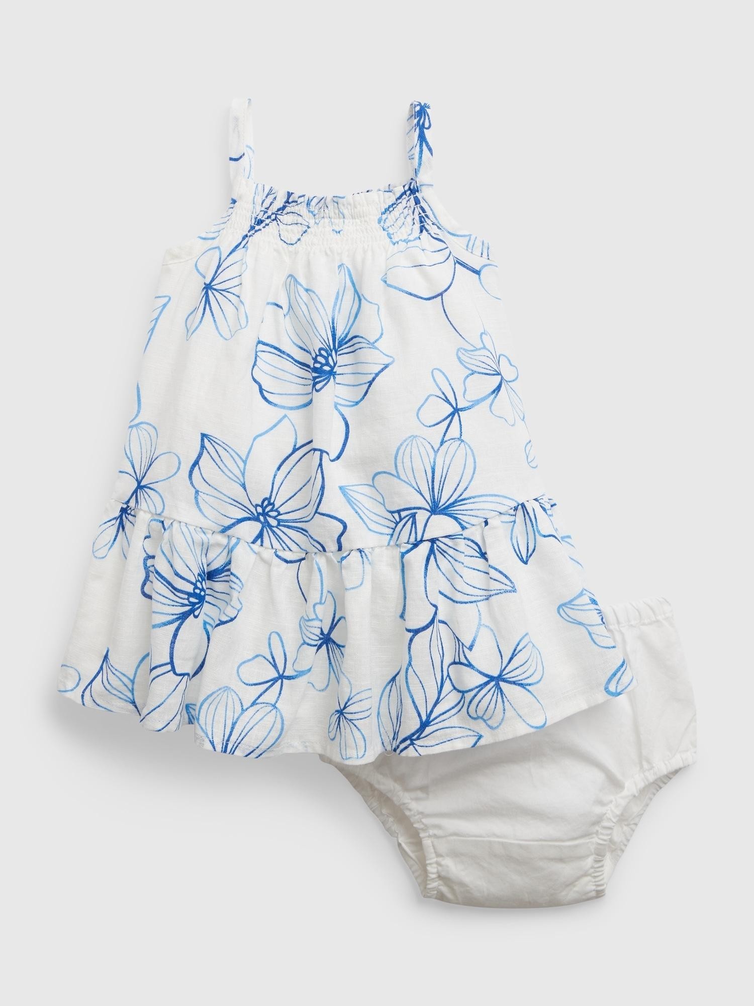 Conjuntos Gap Linen-algodon Outfit Bebe Niño Kaki Ripley