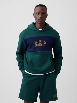 Gap logo moški pulover s kapuco
