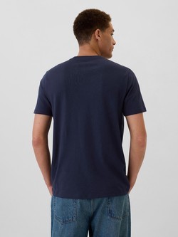 GAP Everyday Soft Gap Logo T-Shirt Blue 2