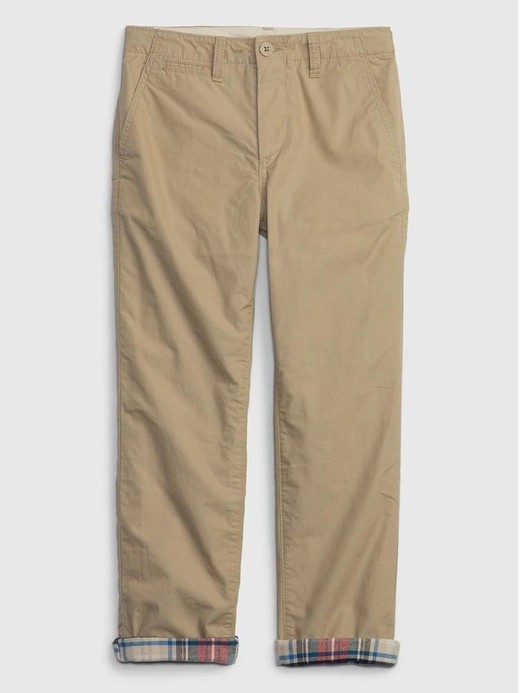 Image for Kids Lined Khakis with Washwell from Gap