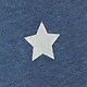 Črna - White Star Print