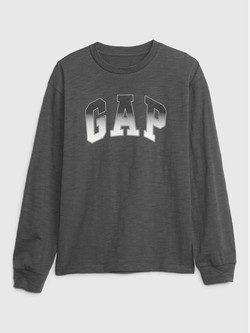 Gap logo majica z dolgimi rokavi za dečke