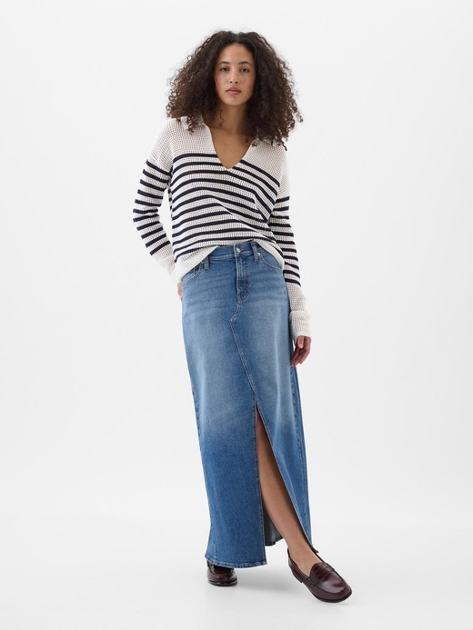 Image for Denim Maxi Skirt from Gap