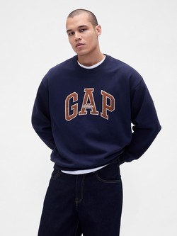 Gap logo moški oversized pulover