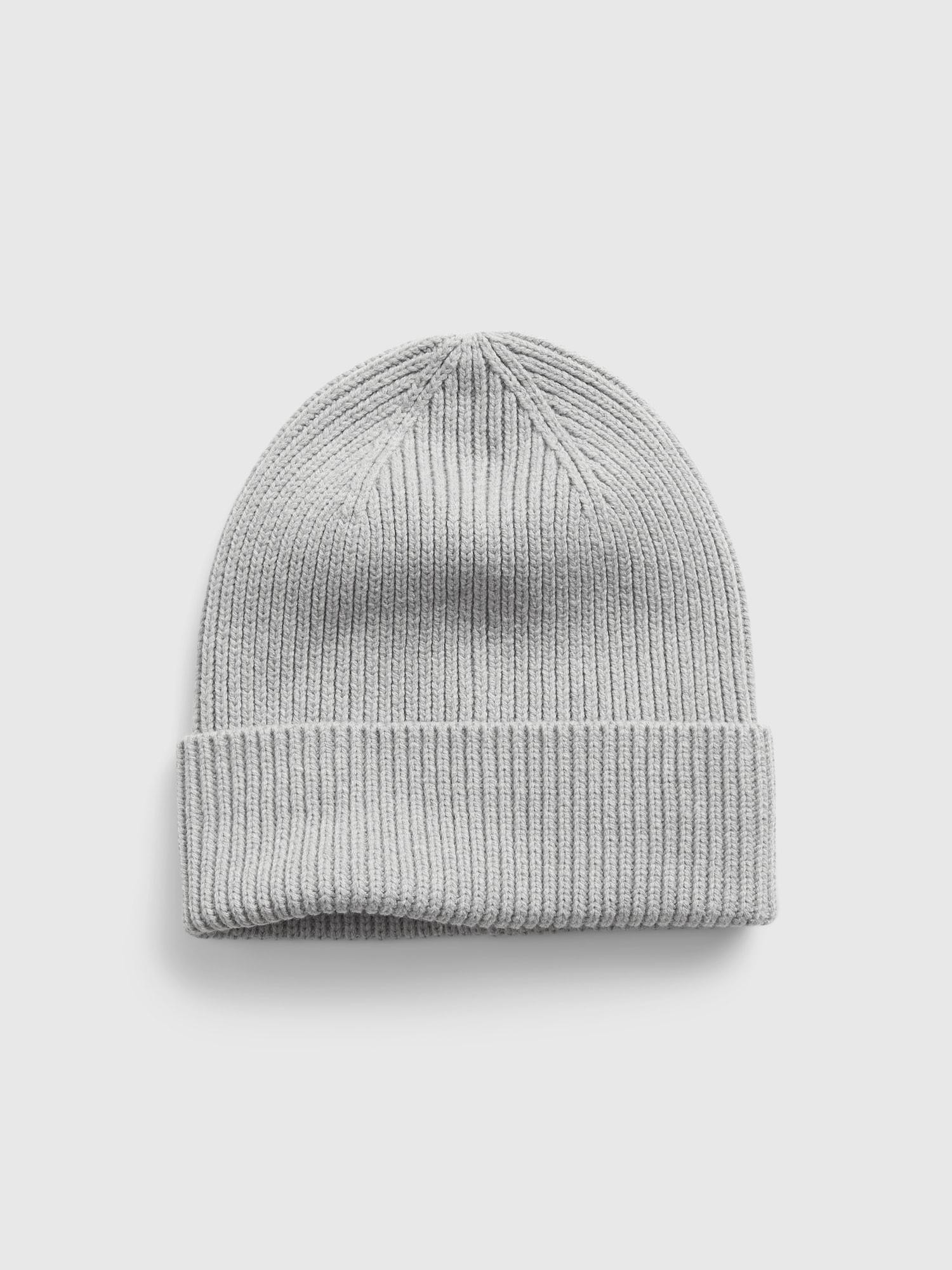 GAP Pletena kapa za dečke Siva - Heather Grey 