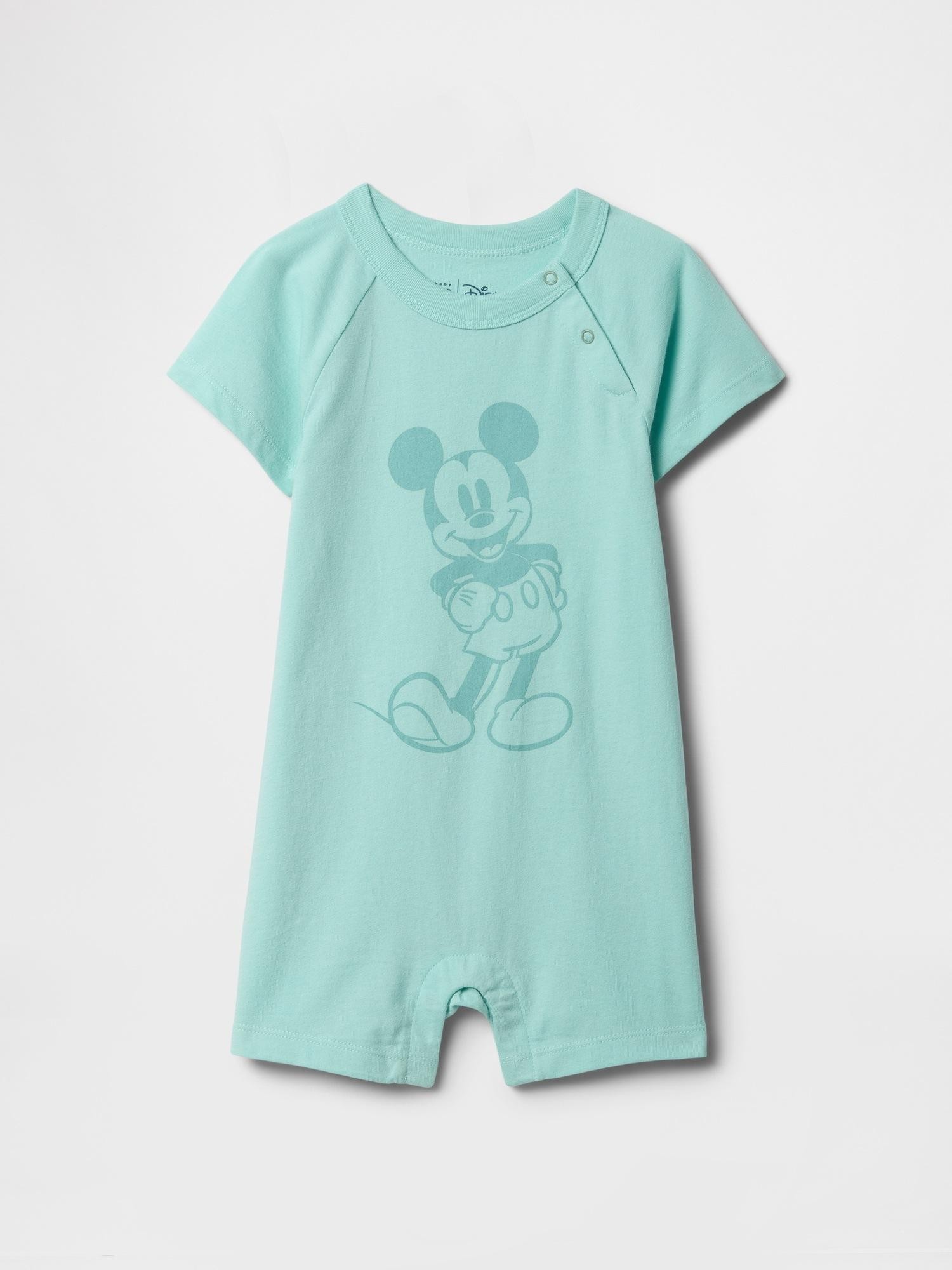 GAP Disney pajac za dojenčke Modra - Surf Spray 144807 Tcx 