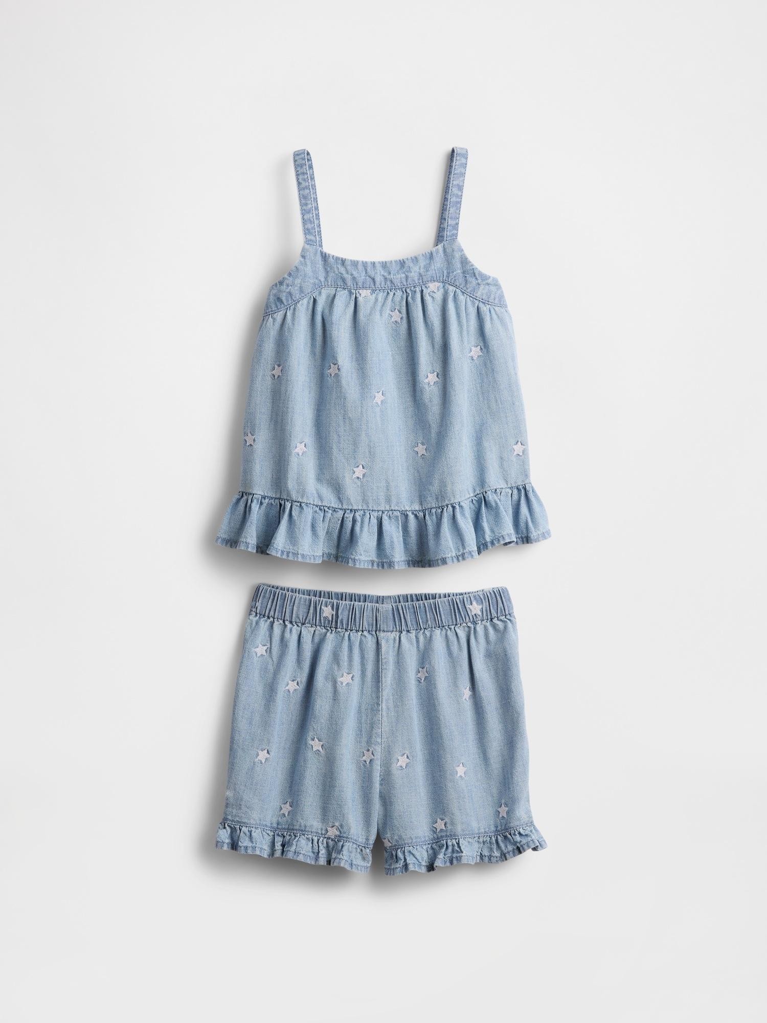 GAP 2-delni komplet za malčice Modra - Medium Wash 