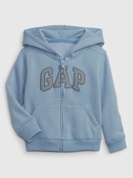 Image for babyGap Logo Zip Hoodie from Gap