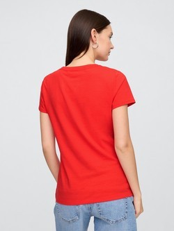 GAP Gap Logo T-Shirt Poster Red 2