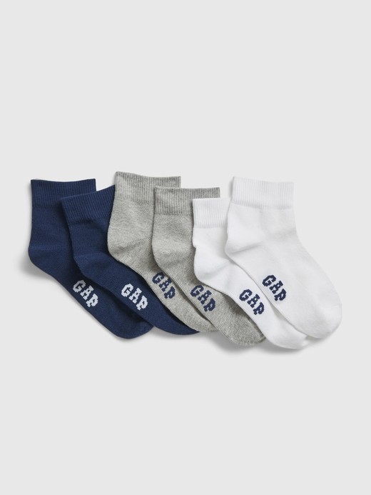 Image for Kids Quarter Crew Socks (3-Pack) from Gap