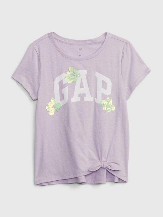 Slika za Gap logo majica s kratkimi rokavi s potiskom za deklice od Gap
