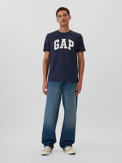 GAP Everyday Soft Gap Logo T-Shirt Blue 3