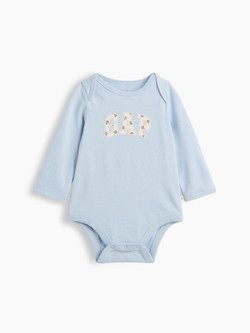Gap logo bodi z dolgimi rokavi za dojenčke