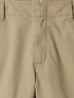 GAP Mid Rise Downtown Khaki Shorts Khaki 4